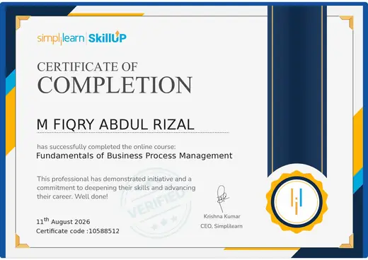 Fundamentals of Business Process Management (BPM)
